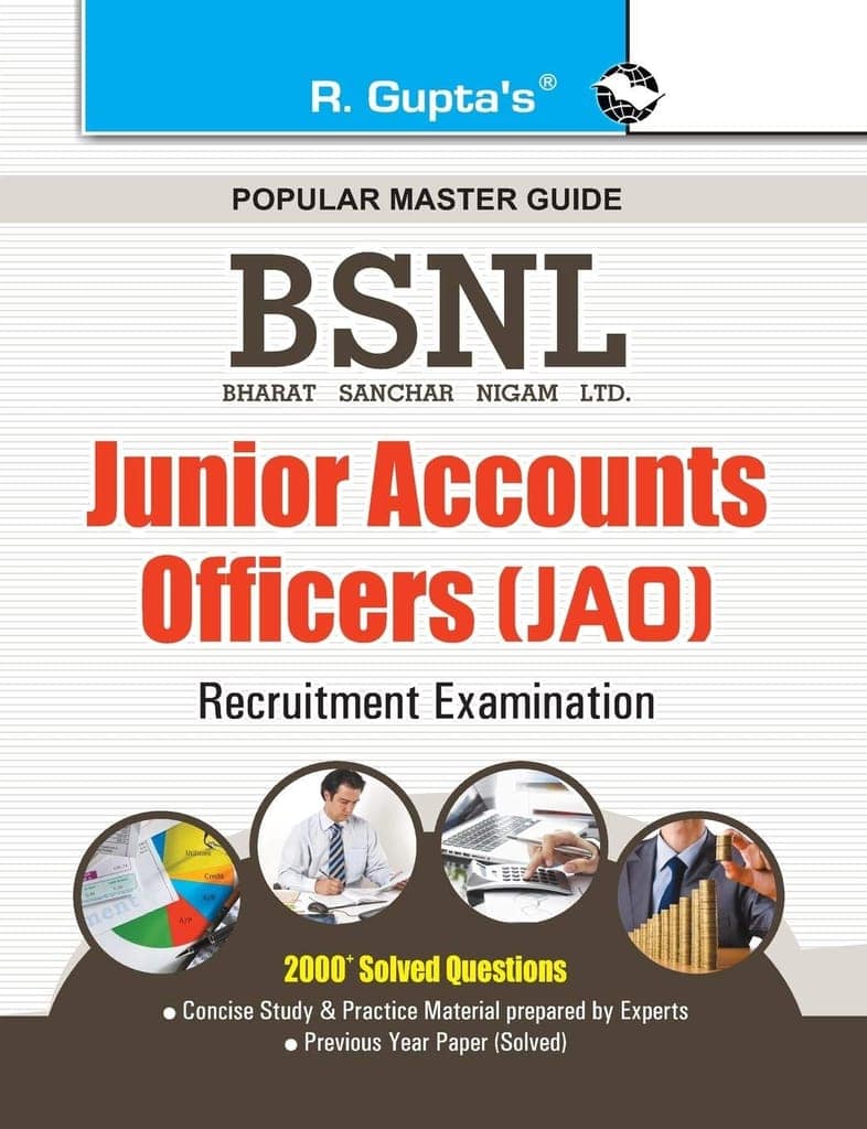 BSNL Junior Accounts Officers (JAO) Recruitment Exam Guide [Paperback] [Apr 09, 2024] RPH Editorial Board