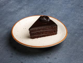Gourmet chocolate truffle slice