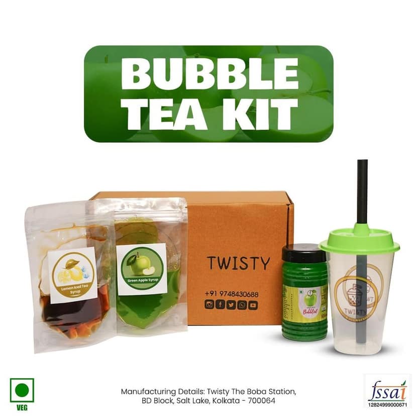 Twisty The Boba Station� - Bubble Tea Kit - 3 Servings view 2