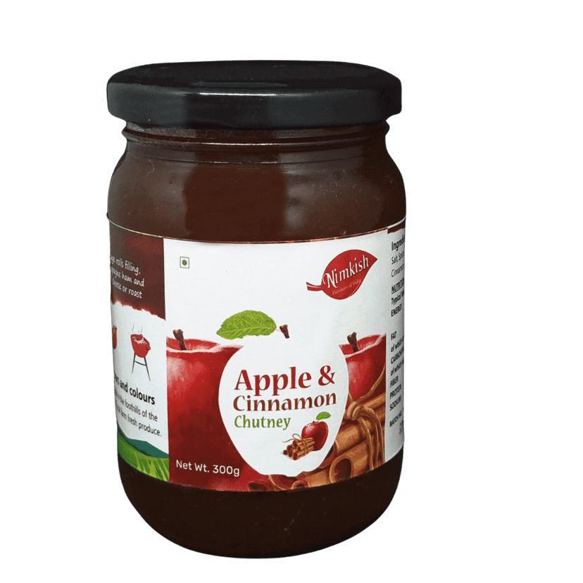 Nimkish Apple Cinnamon Chutney | Himalayan Artisan Chutney | No Preservatives | Made in Kullu