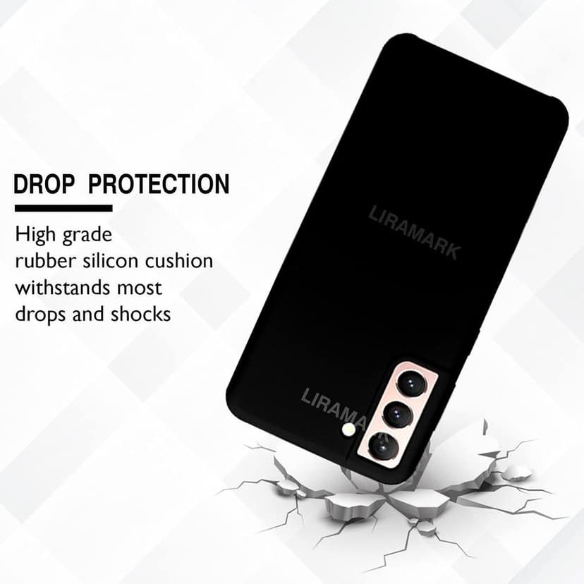 LIRAMARK Liquid Silicone Soft Back Cover Case for Samsung Galaxy S21 view 2