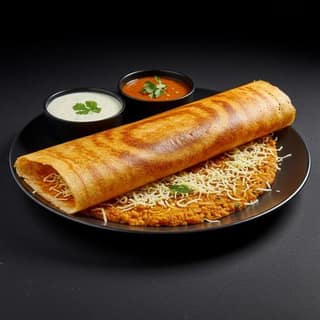 Cheese Paper Masala Dosa