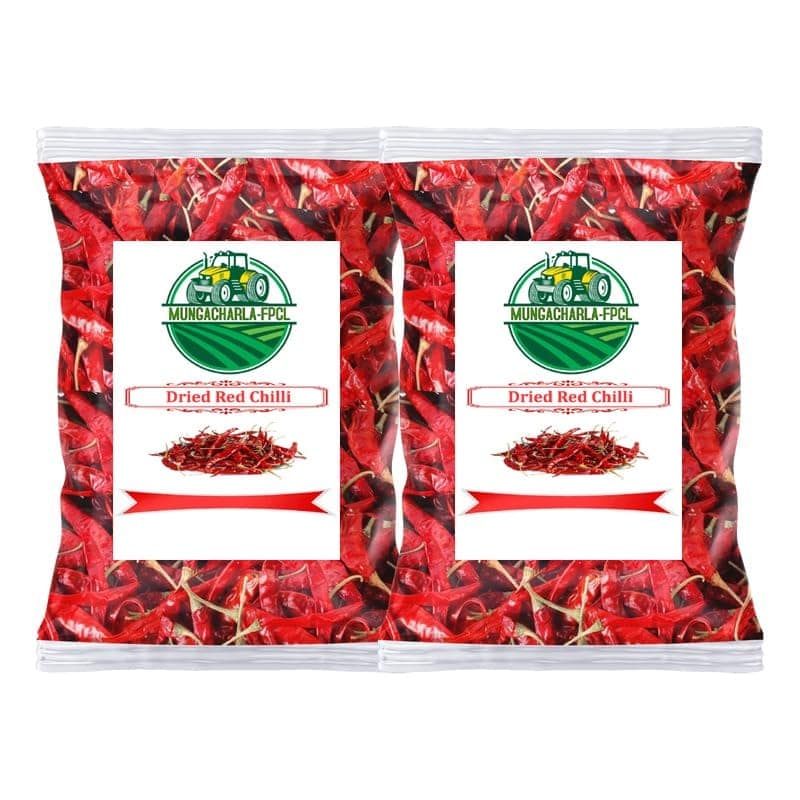 Mungacharla FPCL Red Chilli Dried| 3 Kg