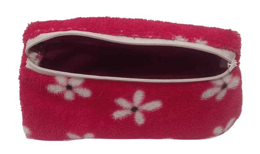 Red and White Floral Print Small Purse view 2