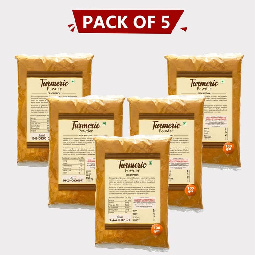 Turmeric Powder (Pack of 5) view 2