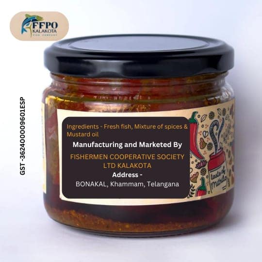 Kalakota FFPO Fish Pickle - Taste of Tradition 300gm view 2