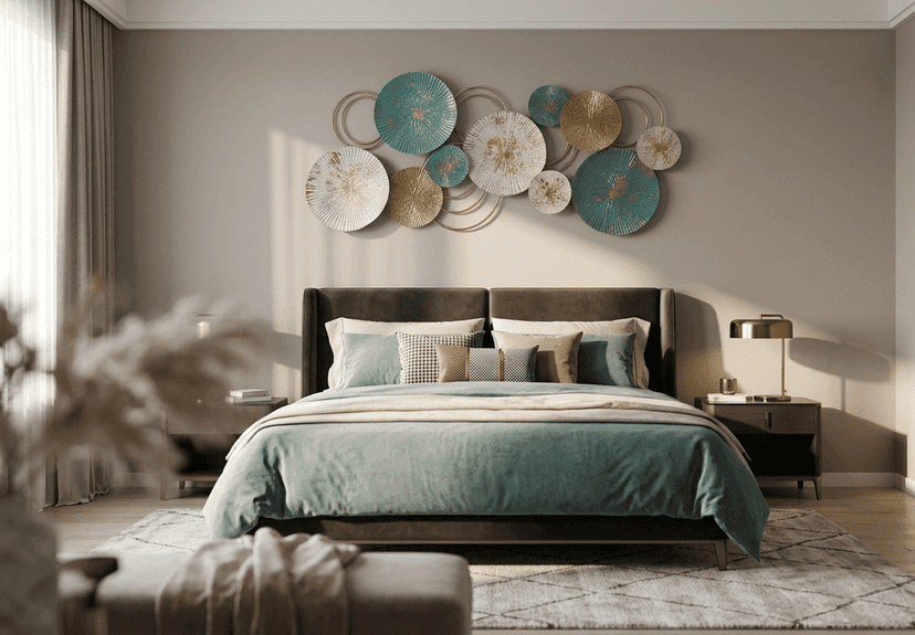 Wall Art Metal Wall Art Wall Sculpture Wall Hanging Showpiece Perfect For Home, Hotel,Restaurant, view 2