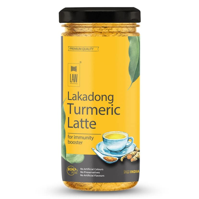 Lakadong Turmeric Latte Powder view 2