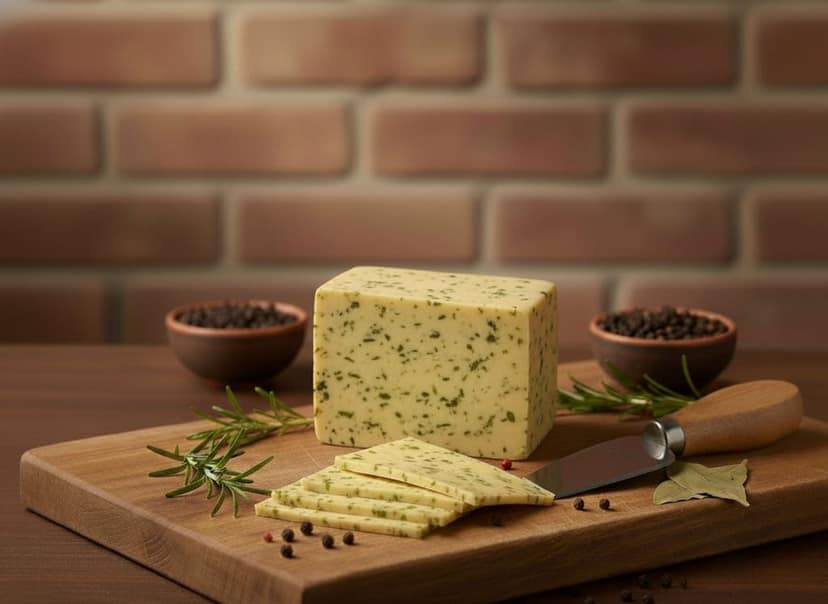 Mishti Gourmet Basil Cheddar 200g view 2