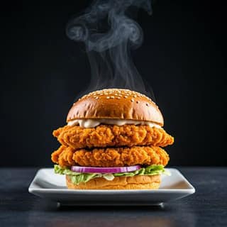 Chicken Seekh Burger
