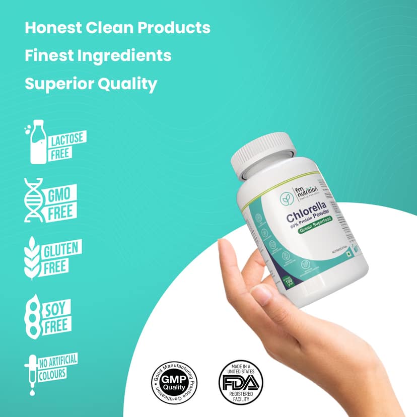 FM Nutrition Chlorella Powder view 2