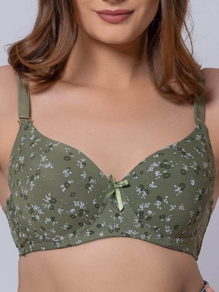 Funky Floral Lightly Padded Underwired Full Cup Bra view 2