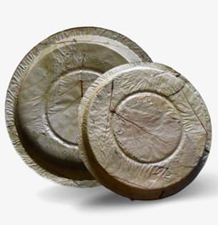 Natural Leaf Pattal Dining Plate Eco Friendly Traditional Serving Plate Pack of 1 view 2
