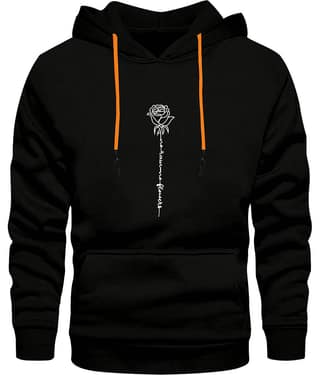 fashion and youth Cotton Blend Hooded Men's Sweatshirt - Black ( Pack of 1 )