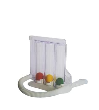 PREMIUM 3 Ball Spirometer, Lung Exerciser, Respiratory Exerciser, Respirometer - 1 UNIT - ASSORTED