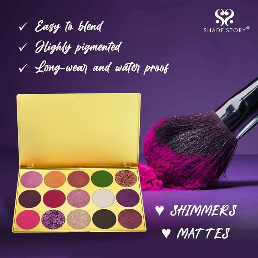 Shade Story Plum Sugar Eye Shadow Palette - 45g view 2