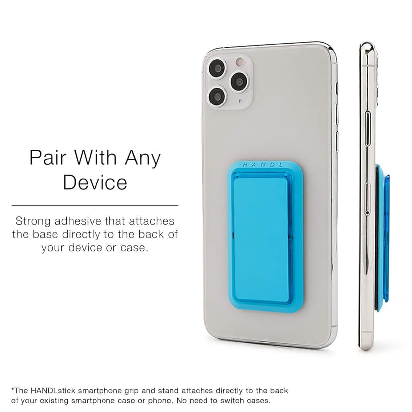 Triot HANDL NEW YORK Neon Blue Mobile Stick Holder Grip view 2