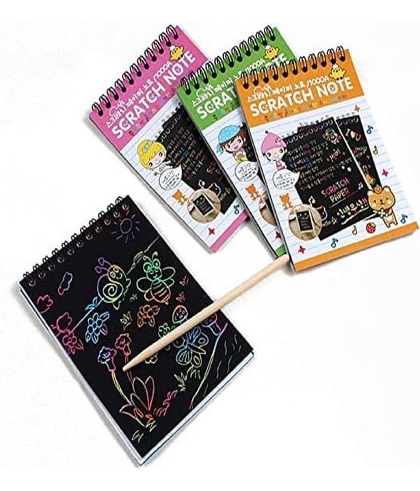 Dust N Shine Scratch Paper Book Pack of 4 view 2