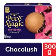 BRITANNIA PURE MAGIC CHOCOLUSH COOKIES300G