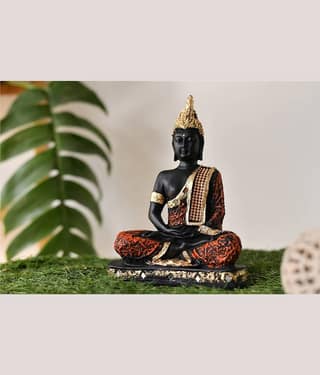 FASHION BIZZ Samadhi Buddha Showpiece 22 cm - Pack of 1