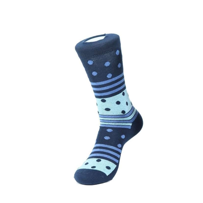 Boldwink COMBED COTTON WITH SPANDEX, TREATED WITH N9 FOR ANTIMICROBIAL BENEFITS Crew Length Sockes, Pack of 3 view 2