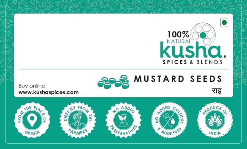 Kusha Spices Mustard Seeds view 2