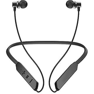 Rockers BT Max Bluetooth Wireless in Ear Earphones with Mic, Magnetic Neckband Bluetooth Headset