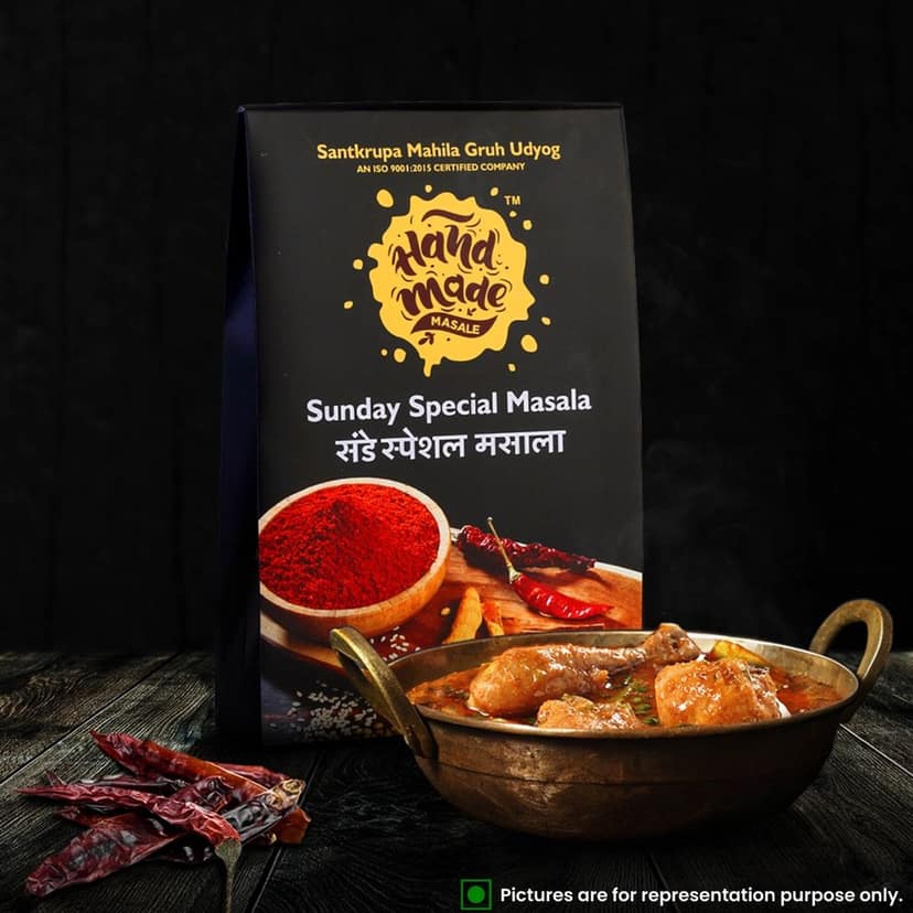 Handmade Masale Sunday Special Masala - 100% Natural & Authentic Indian Spices"