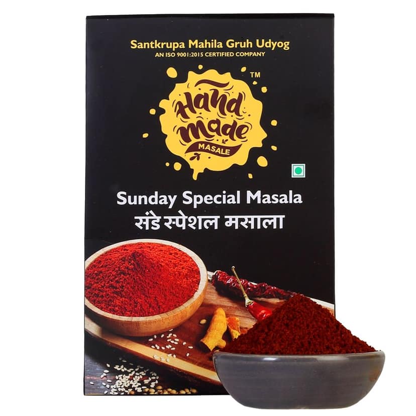 Handmade Masale Sunday Special Masala - 100% Natural & Authentic Indian Spices" view 2