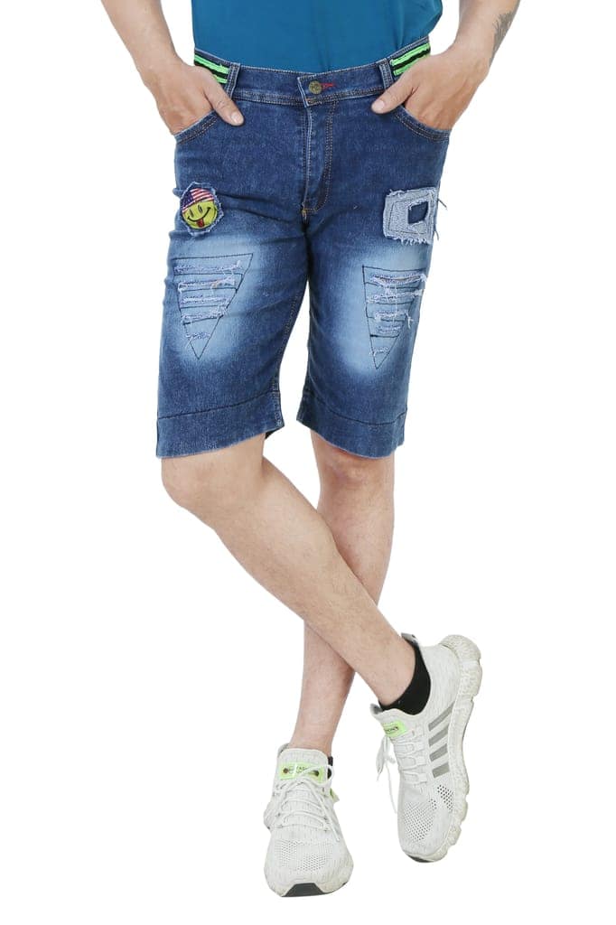 DENIM SHORTS FOR MEN