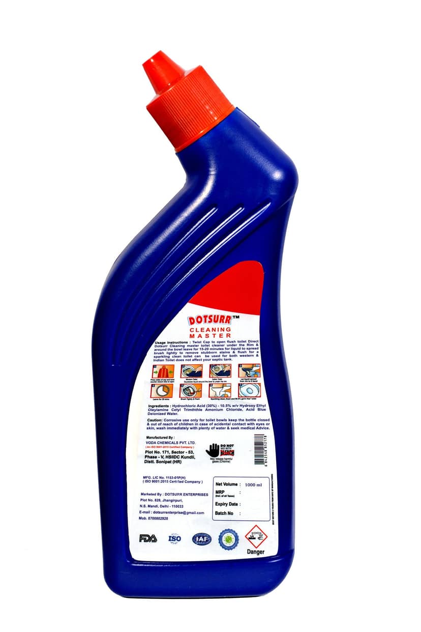 Dotsurr Cleaning Master Disinfectant Original Liquid Toilet Cleaner - (1000 ml) view 2