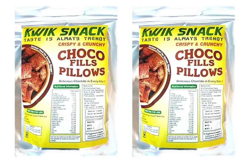 KWIK SNACK CHOCO FILL PILLOWS-2 X 100 GM - 200 GM