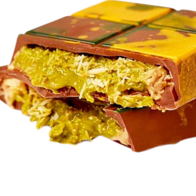 Myfa Chocolates Viral Dubai Kunafa Chocolate Bar With Rich Pistachio Filling | A Taste of Middle East view 2