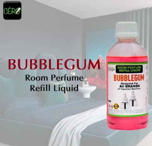 CERO Room Perfume BUBBLEGUM for All Brands of Vaporizer/Diffuser Machines Cartridge Bottle (200ml) view 2