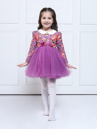 THE PONY & PEONY CO. Samaara - Girl Full Sleeves Dress