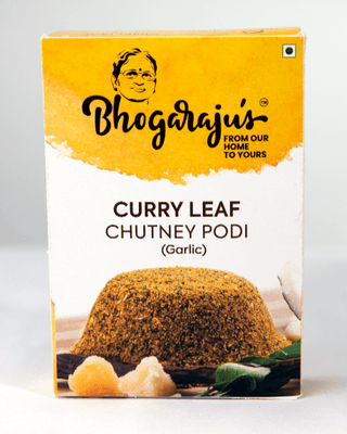Bhogarajus Curry Leaf Chutney Powder with Garlic - 100 grams