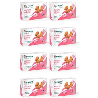 Himalaya Almond and Rose Soap, 125 g (Pack of 8) Himalaya Almond and Rose Soap, 125 g (Pack of 8) - 15.63 g (Pack of 8)