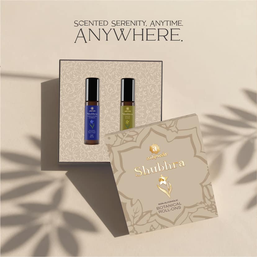 Ashpveda Mystic Duet Attar Gift Set Roll-On Perfume view 2