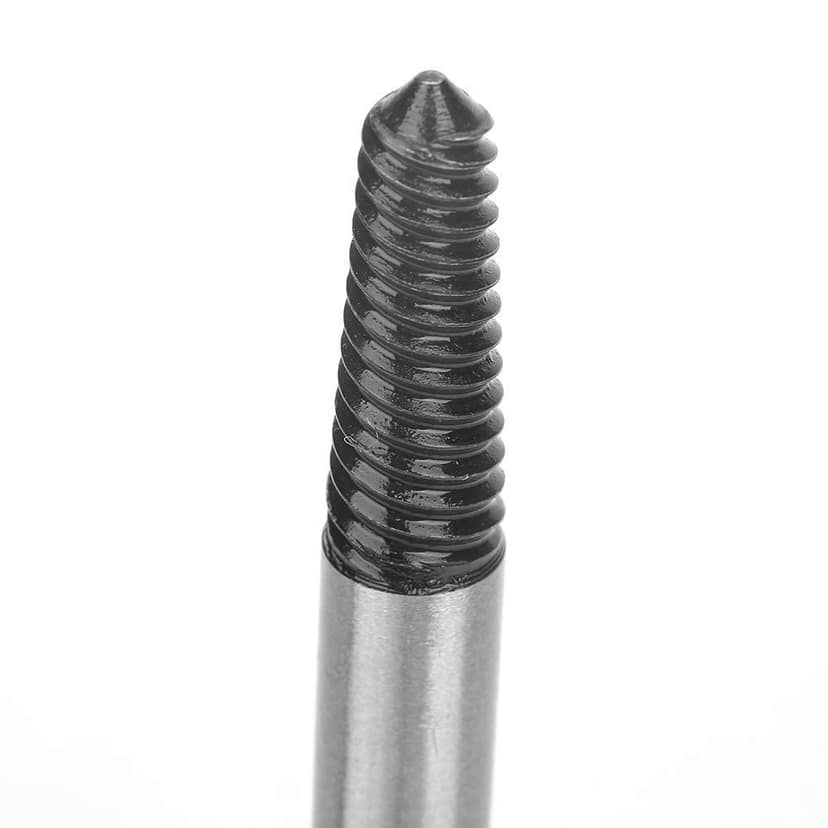 H9 5Pcs Damaged Broken Stud Pipe, Bolts & Screws Reverse Extractor Removal Drill Bit Tool Kit (3-18 mm) for Thread Recovery view 2