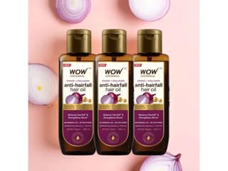 WOW Skin Science Onion Black Seed Hair Oil - 200ml (Pack of 3)