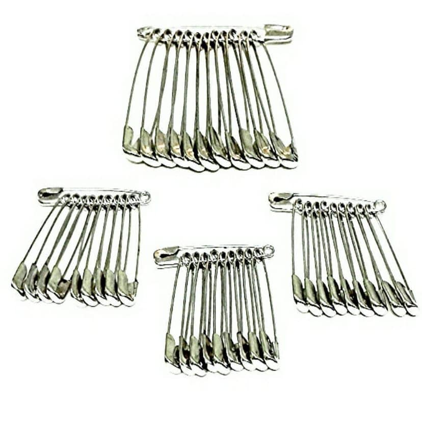INDRICO Safety Pins for Women, Metallic (Pack of 100)