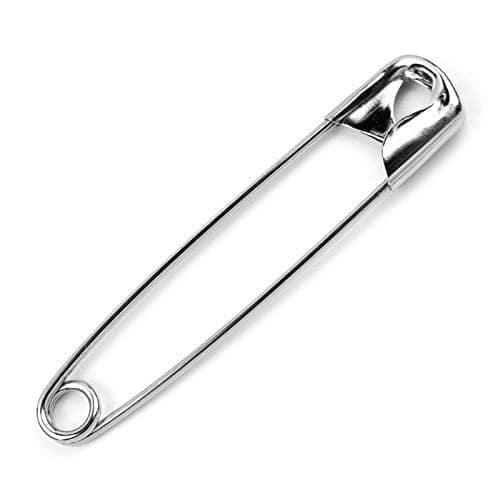 INDRICO Safety Pins for Women, Metallic (Pack of 100) view 2