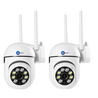 Maizic Smarthome Pack of 2 WiFi Mini PTZ Cameras 3MP | Dual Indoor/Outdoor Security Set, 360 Degree Pan-Tilt Zoom, Color Night Vision, Two-Way Audio, AI Motion Alerts, Multi-User Live View Maizic Smarthome Pack of 2 WiFi Mini PTZ Cameras 3MP | Dual Indoo