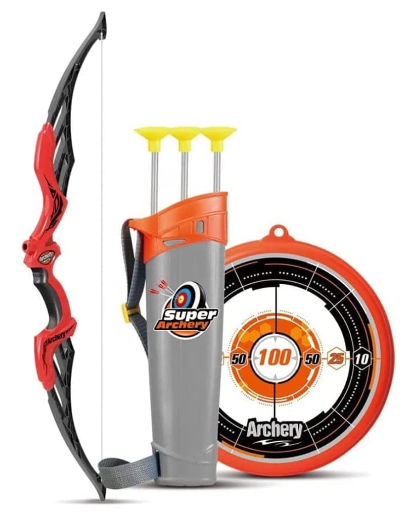 Planet Of Toys Archery Set for Kids Bow and Arrow Toys for Boys | Outdoor Sports Bow Arrow Dhanush Baan Target Game for Kids