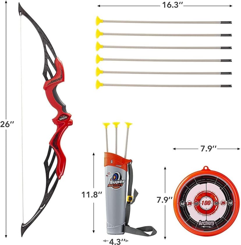 Planet Of Toys Archery Set for Kids Bow and Arrow Toys for Boys | Outdoor Sports Bow Arrow Dhanush Baan Target Game for Kids view 2