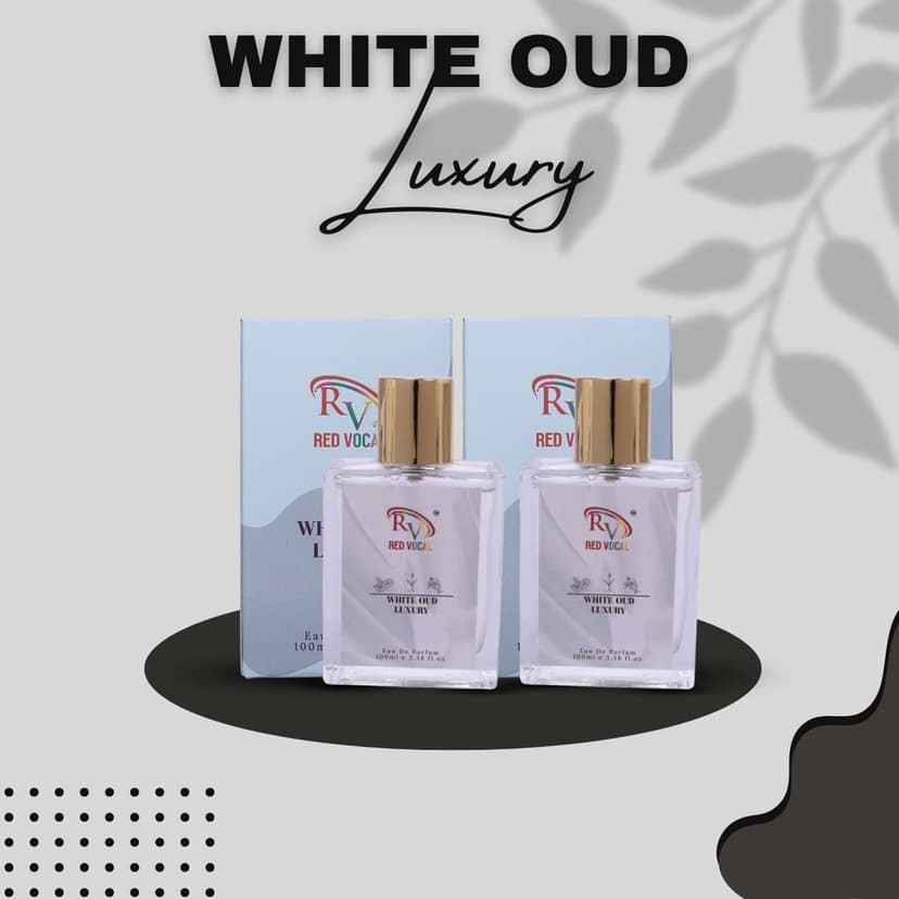 Red Vocal White Oud Unisex Luxury Eau De Parfum Perfume Spray Combo Set 100ml*2 view 2