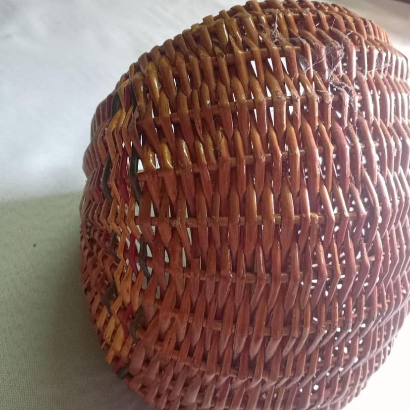 Handwoven Wicker Basket view 2