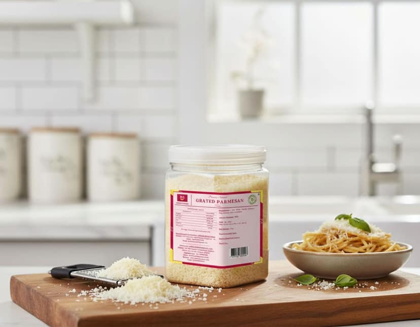 Mishti Gourmet Grated Parmesan Cheese 100g view 2