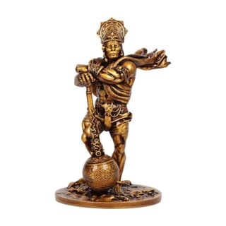Artarium Hanuman Murti | Hanuman Idol Car Dashboard | Hanuman Ji Car Dashboard | Car Dashboard Idol | Murti Statue for Gift (7.48 Inch) (Bahubali Hanuman)