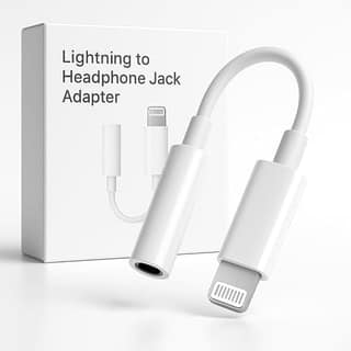 Lightning to 3.5mm Headphone Jack Adapter, 3.5mm Headphone AUX Audio Dongle Adapter for iPhone 17 16 15 14 13 12 11 Pro Max XS XR X 8, Support All iOS & Music Control